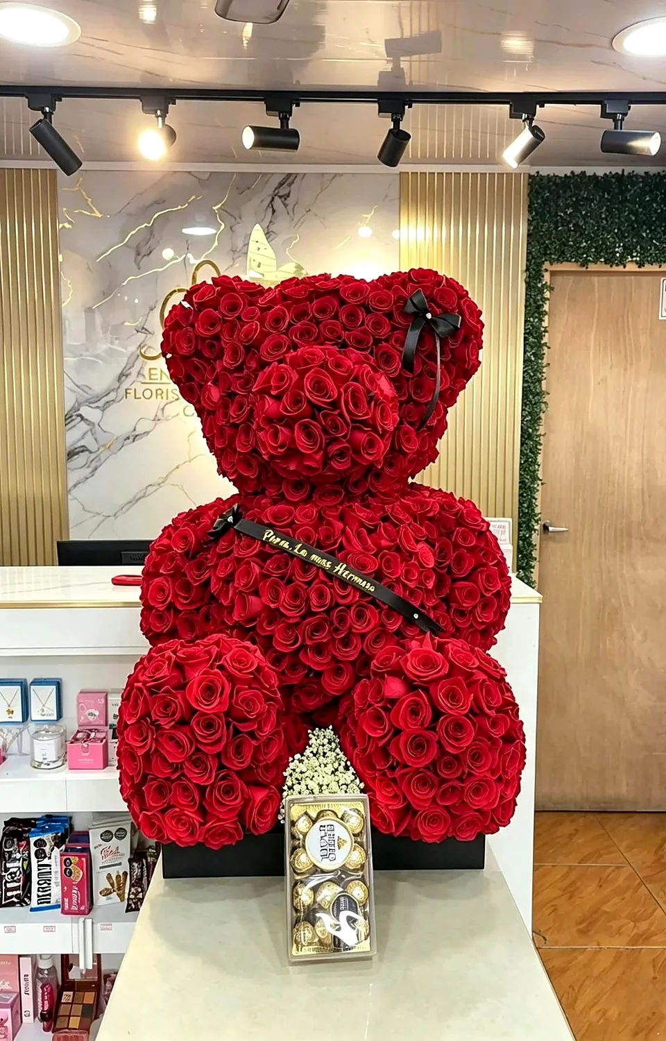 Oso de rosas